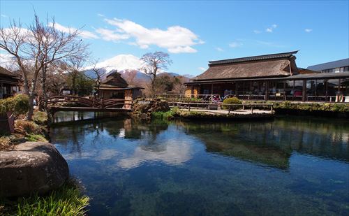 河口湖の様子